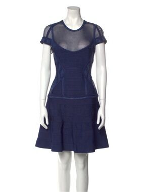 Herve Leger Pugga Print Odiele Crochet dress—size L